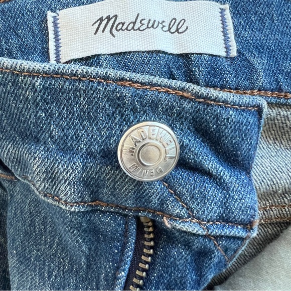 Madewell blue medium wash high waist perfect vintage wide leg jean - Picture 5 of 11